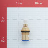Кран-букса LEMARK с керамическими прокладками, поворот 180 гр., холодная LM8501B